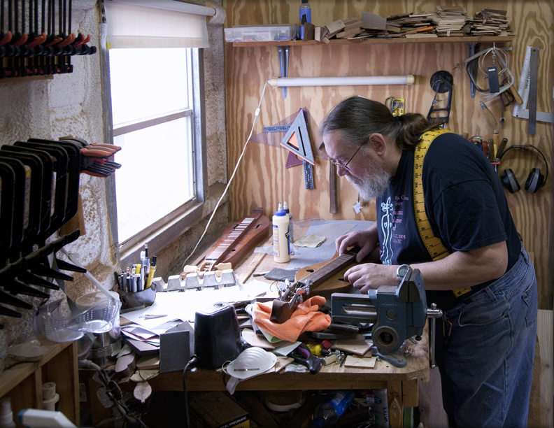 Ben in his workshop